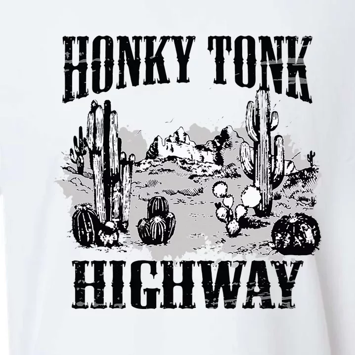 Southern Western Rodeo Cowgirl Honky Tonk Highway Sueded Cloud Jersey T-Shirt