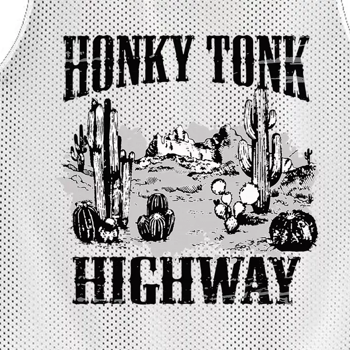 Southern Western Rodeo Cowgirl Honky Tonk Highway Mesh Reversible Basketball Jersey Tank