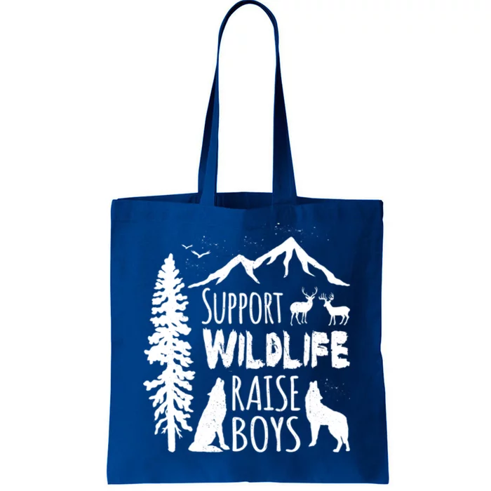 Support Wildlife Raise Gift Great Gift For Mom And Dad Tote Bag