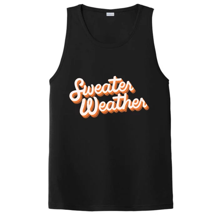 Sweater Weather Retro Performance Tank