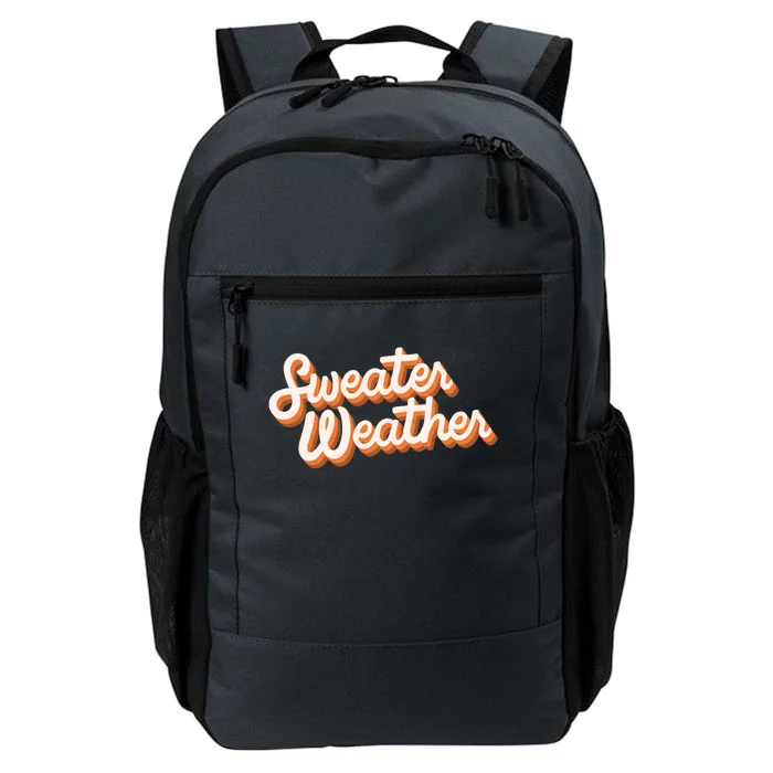 Sweater Weather Retro Daily Commute Backpack