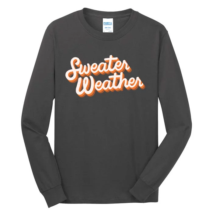 Sweater Weather Retro Tall Long Sleeve T-Shirt