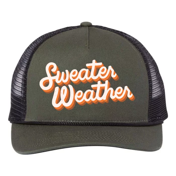 Sweater Weather Retro Retro Rope Trucker Hat Cap