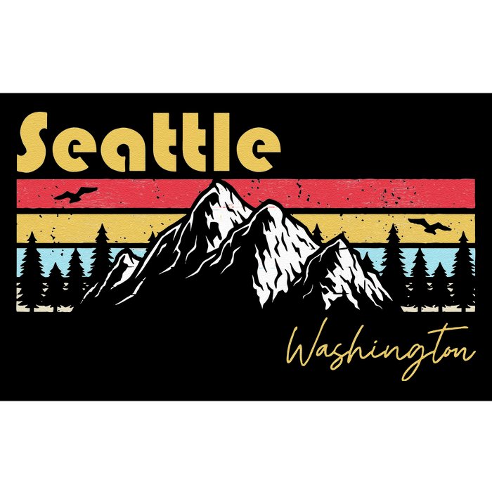 Seattle Washington Roots Hometown Vintage Home State Pride Bumper Sticker