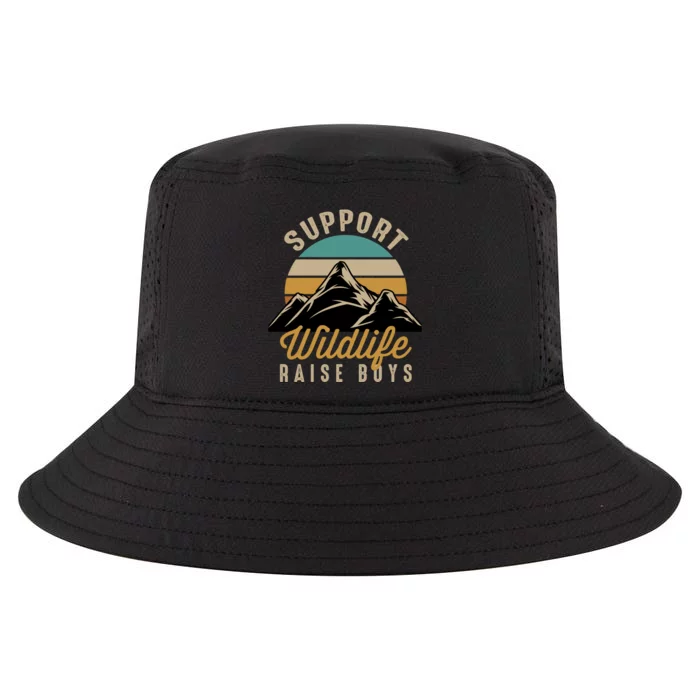 Support Wildlife Raise Boy Cool Comfort Performance Bucket Hat