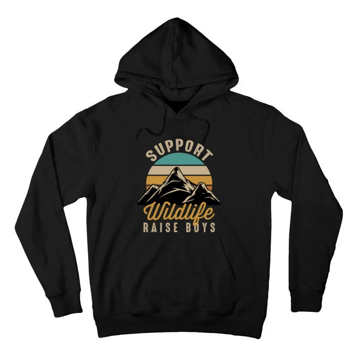 Support Wildlife Raise Boy Tall Hoodie