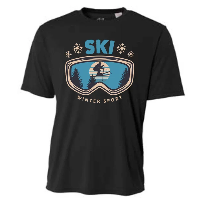 Ski Winter Sport Cooling Performance Crew T-Shirt