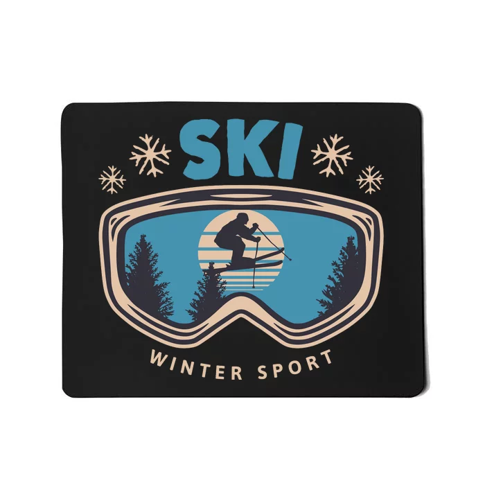 Ski Winter Sport Mousepad