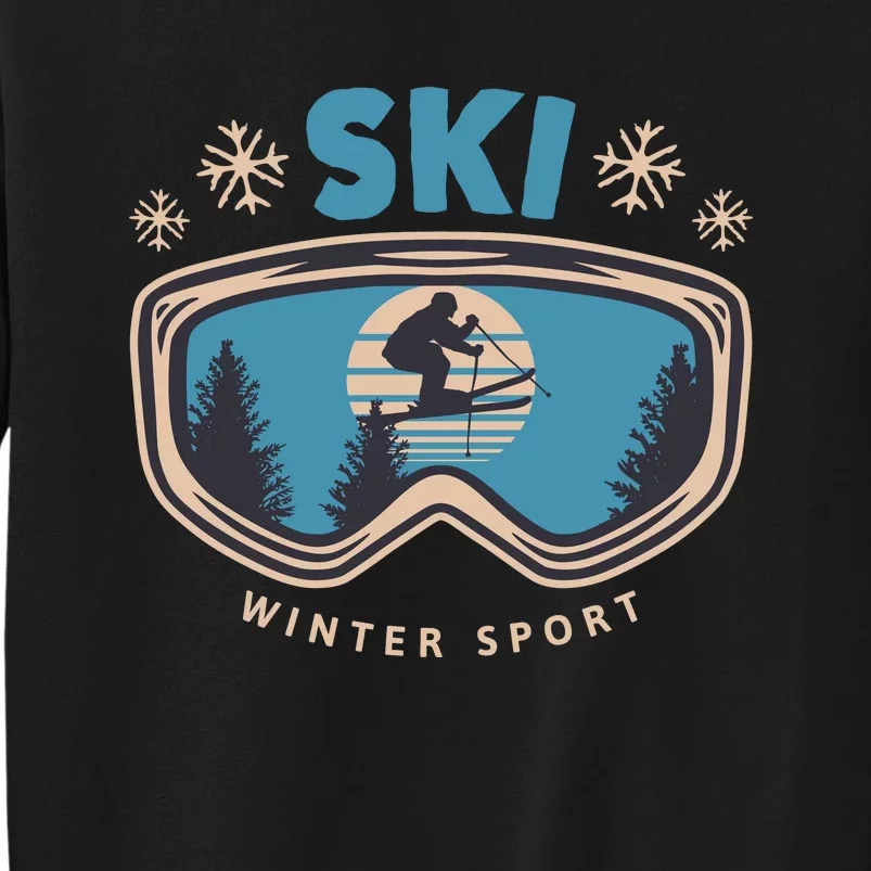 Ski Winter Sport Tall Sweatshirt