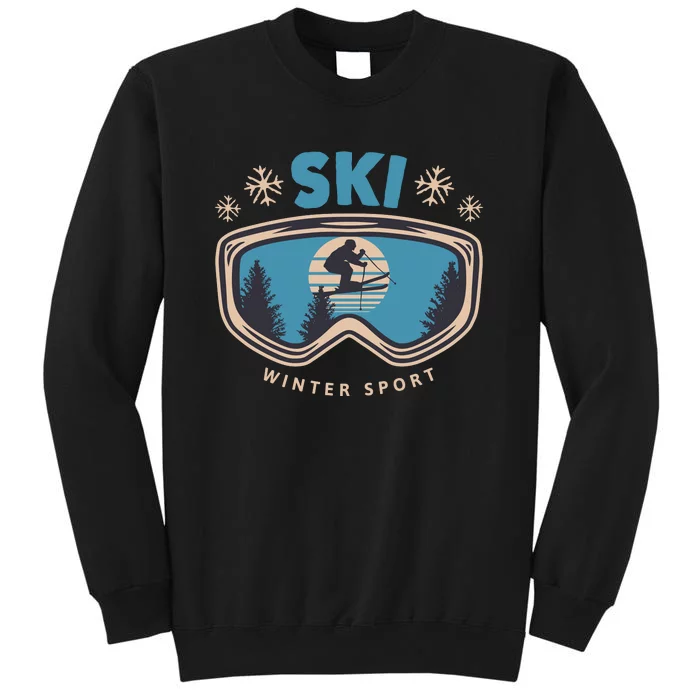 Ski Winter Sport Tall Sweatshirt