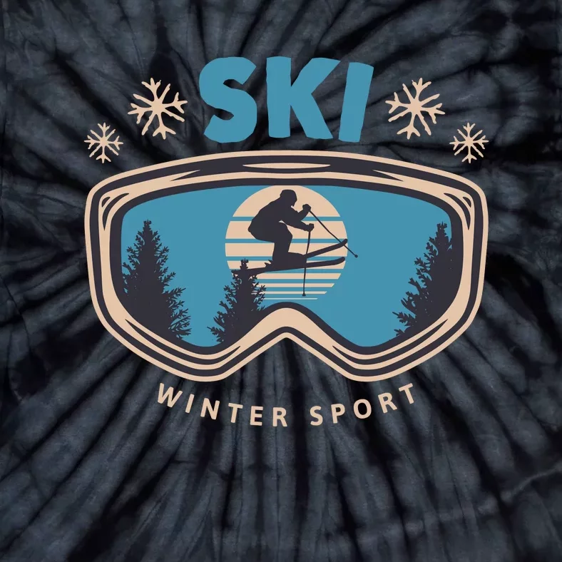 Ski Winter Sport Tie-Dye T-Shirt