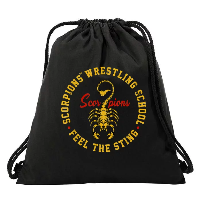 Scorpions Wrestling School Drawstring Bag