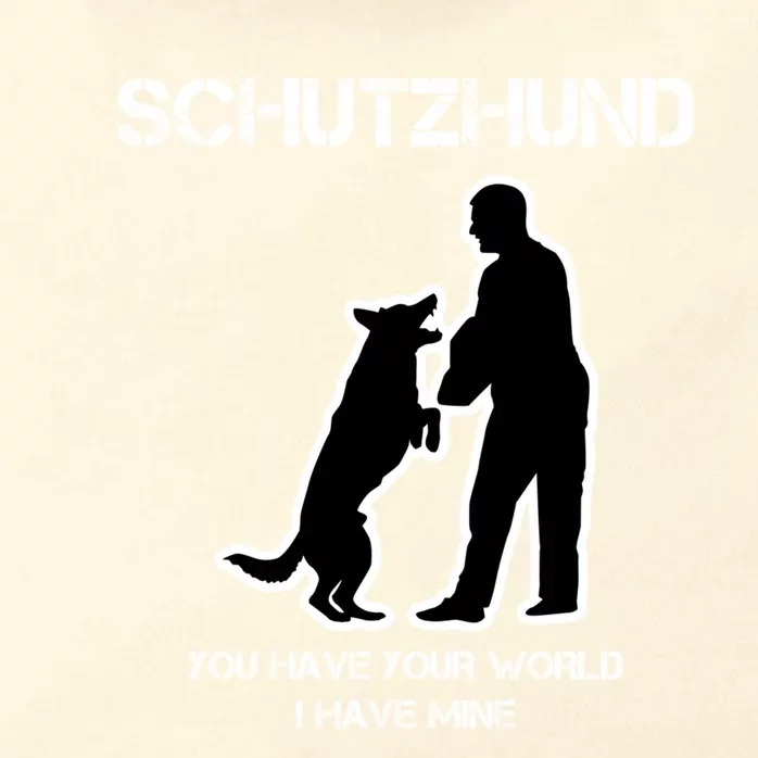 Schutzhund World Zip Tote Bag