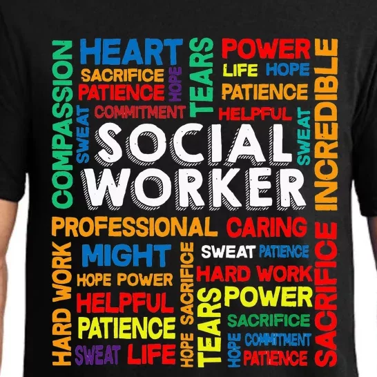 Social Worker School Social Worker Pajama Set