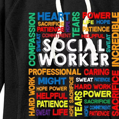 Social Worker School Social Worker Women's Fleece Hoodie