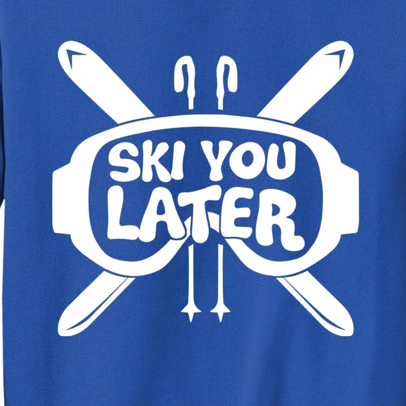 Skiing Winter Sports Gift Skier Ski Mountains Skiing Great Gift Sweatshirt