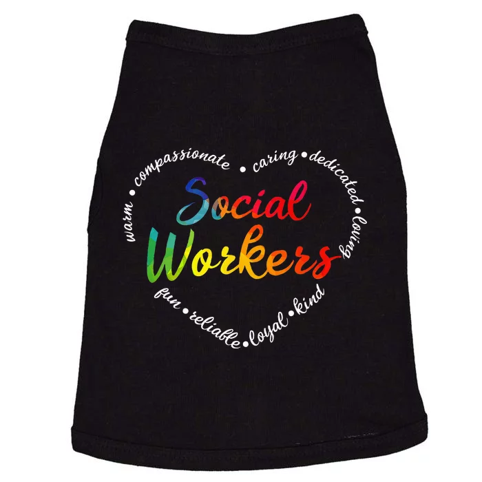 Social Worker Social Work Caseworker Public Servant Themed Doggie Tank