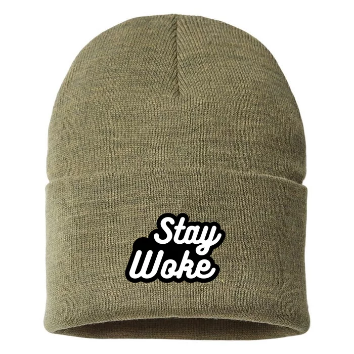 Stay Woke Sustainable Knit Beanie