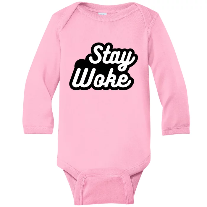 Stay Woke Baby Long Sleeve Bodysuit