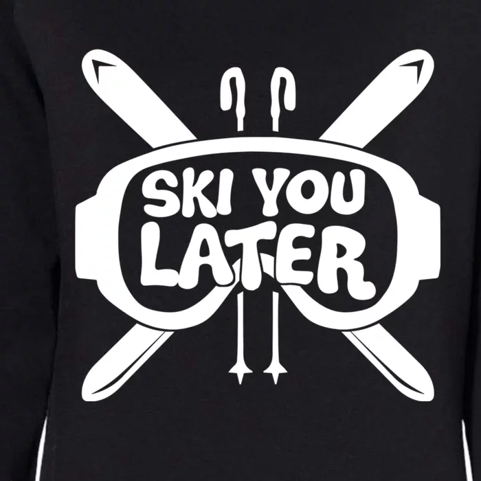 Skiing Winter Sports Gift Skier Ski Mountains Skiing Great Gift Womens California Wash Sweatshirt