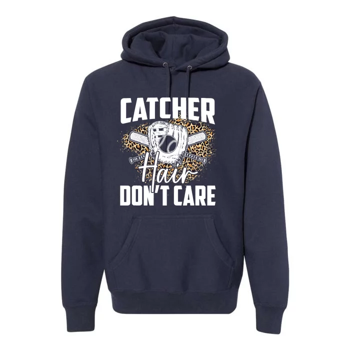 Softball Women Softball Player Softball Catcher Premium Hoodie