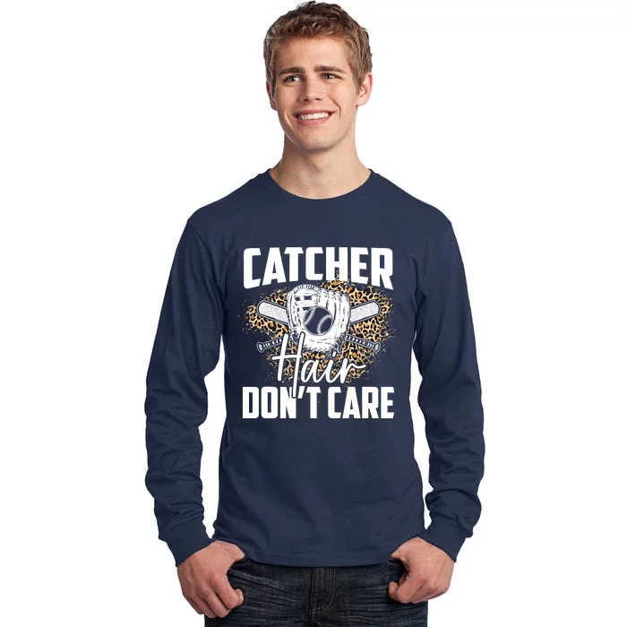 Softball Women Softball Player Softball Catcher Tall Long Sleeve T-Shirt