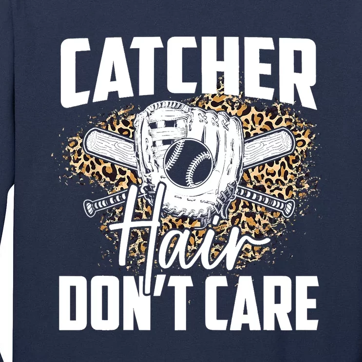 Softball Women Softball Player Softball Catcher Tall Long Sleeve T-Shirt