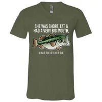 She Was Short Fat And Had A Big Mouth Bass Funny Fishing Trucker