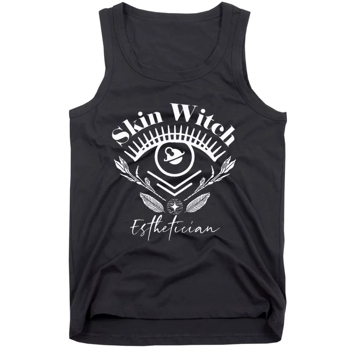 Skin Witch Skincare Witch Halloween Skin Esthetician Tank Top