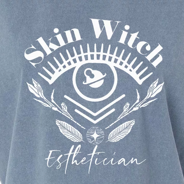 Skin Witch Skincare Witch Halloween Skin Esthetician Garment-Dyed Women's Muscle Tee