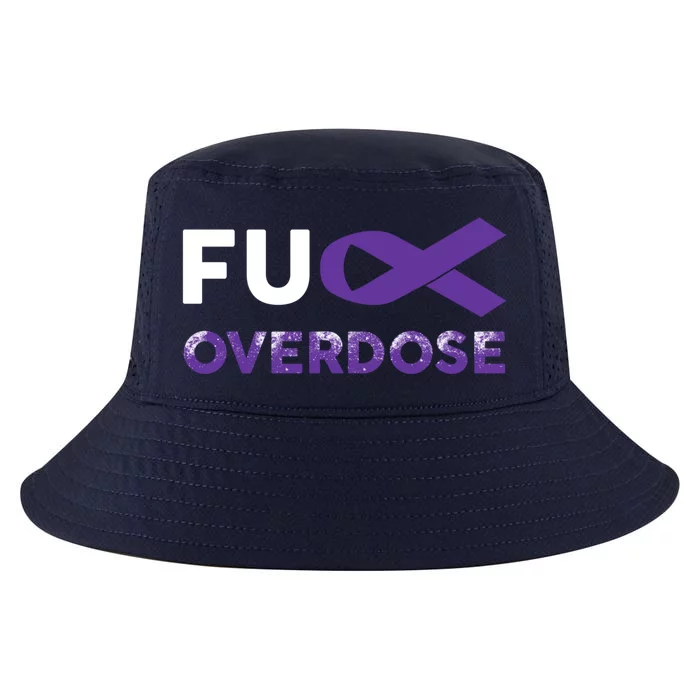 Support Warrior Survivor Funny Gift Fuck Overdose Awareness Gift Cool Comfort Performance Bucket Hat