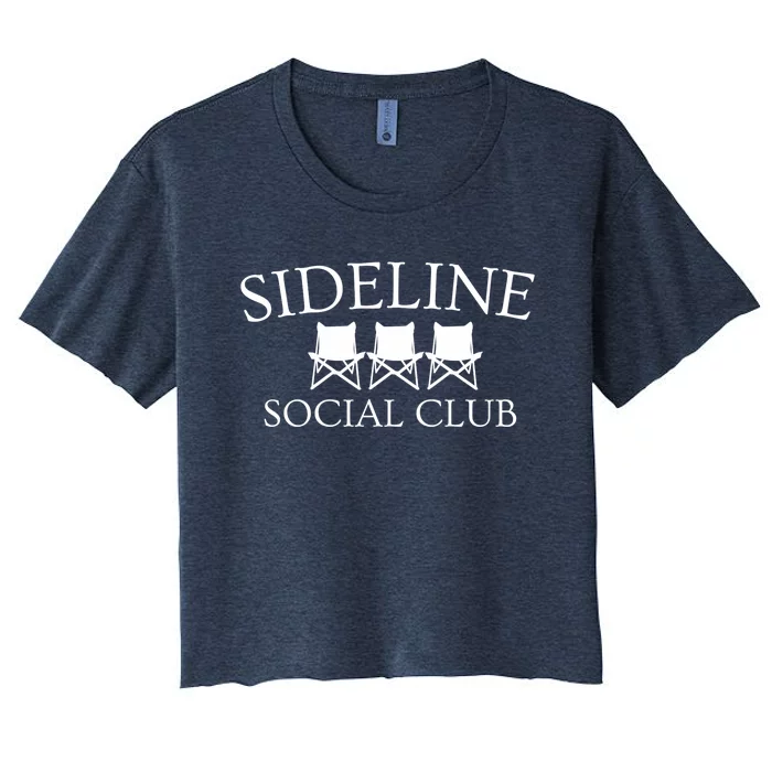 Sideline Watching Women's Crop Top Tee