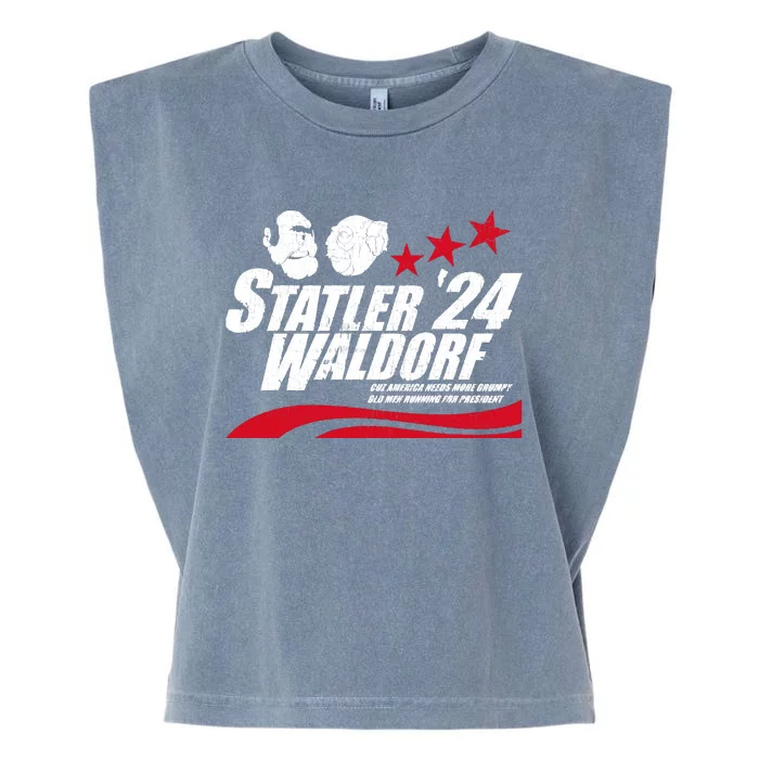 Statler Waldorf Garment-Dyed Women's Muscle Tee