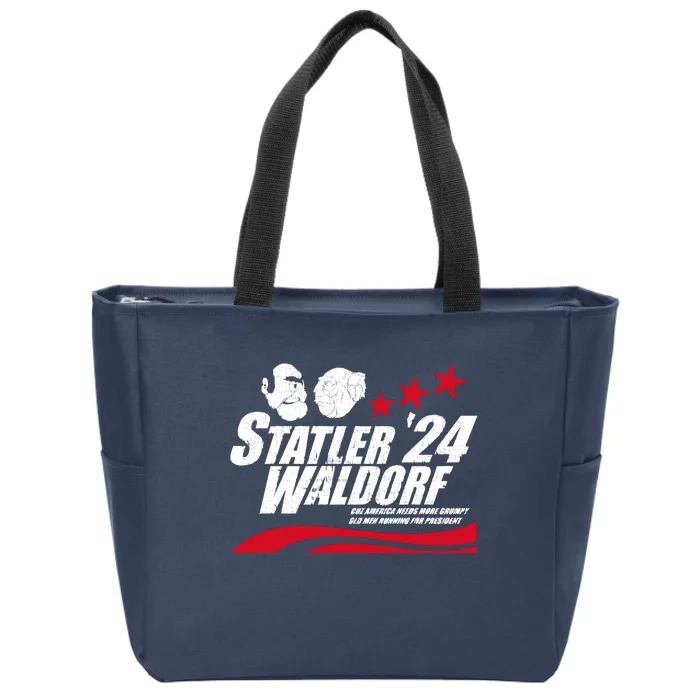 Statler Waldorf Zip Tote Bag