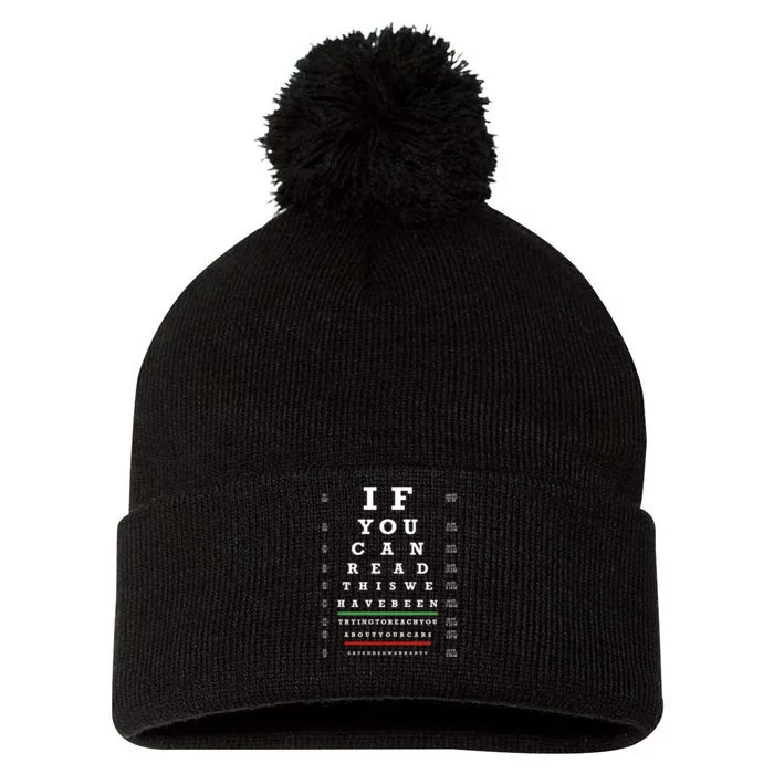 Snellen Warranty Pom Pom 12in Knit Beanie