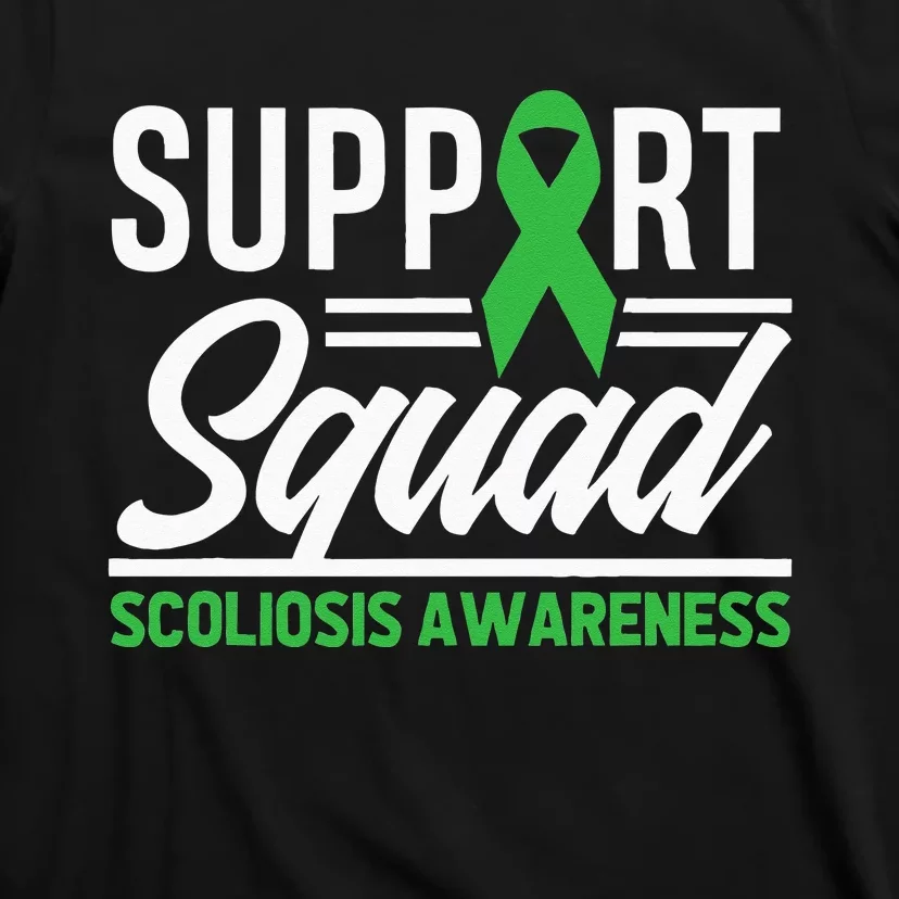 Scoliosis Warrior Support Squad Scoliosis Awareness T-Shirt