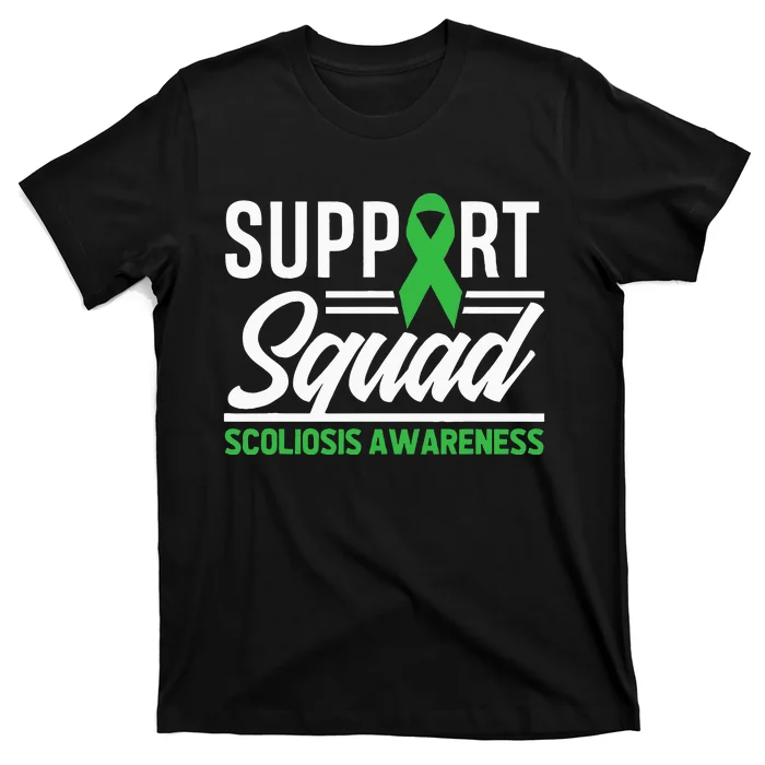 Scoliosis Warrior Support Squad Scoliosis Awareness T-Shirt