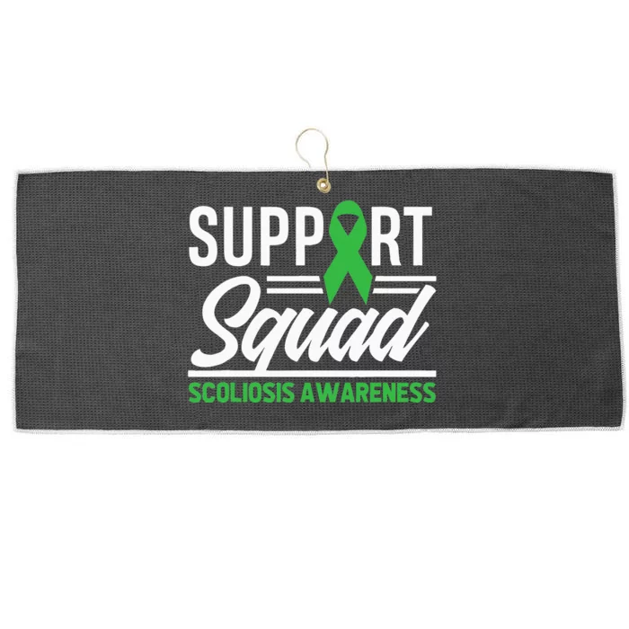 Scoliosis Warrior Support Squad Scoliosis Awareness Large Microfiber Waffle Golf Towel