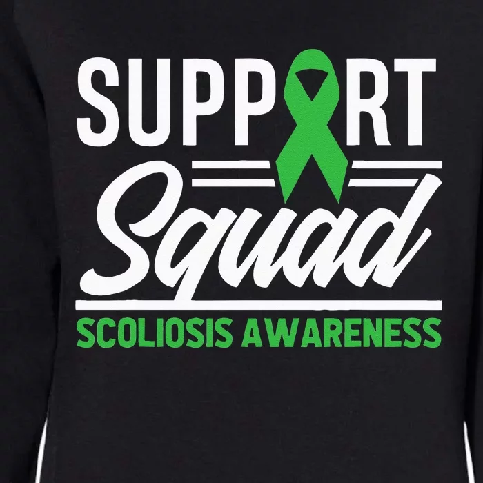 Scoliosis Warrior Support Squad Scoliosis Awareness Womens California Wash Sweatshirt