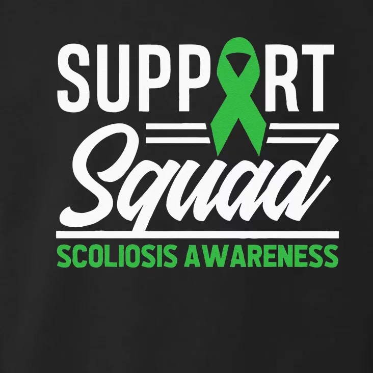 Scoliosis Warrior Support Squad Scoliosis Awareness Toddler Hoodie