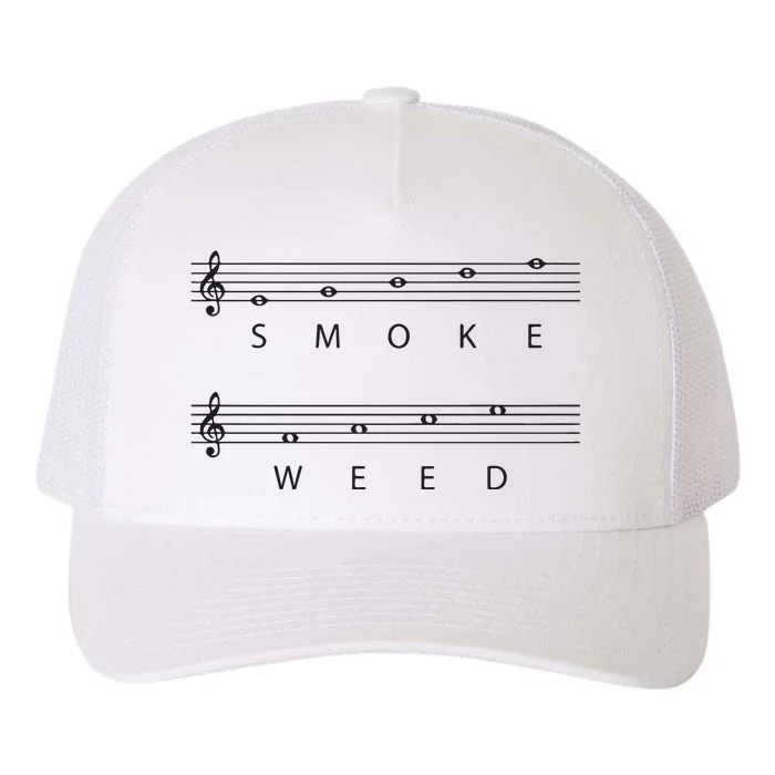 Smoke Weed Yupoong Adult 5-Panel Trucker Hat