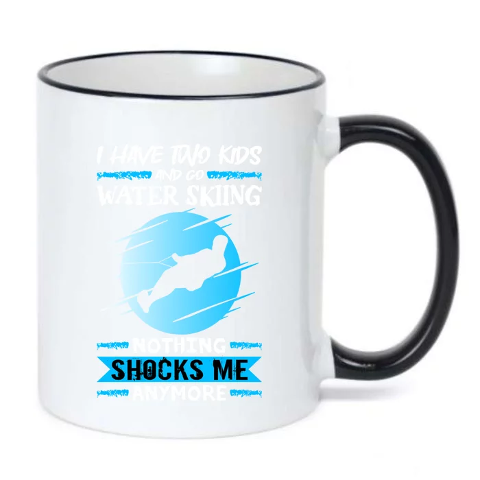 Slalom Water Ski I Have Two And Go Water Skiing Gift Black Color Changing Mug