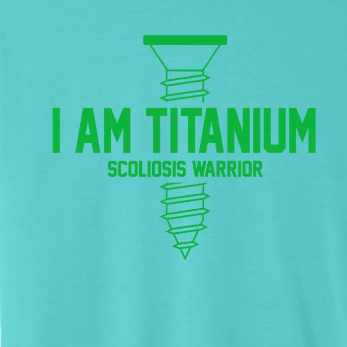 Scoliosis Warrior Scoliosis Awareness Green Ribbon Support Gift ChromaSoft Performance T-Shirt