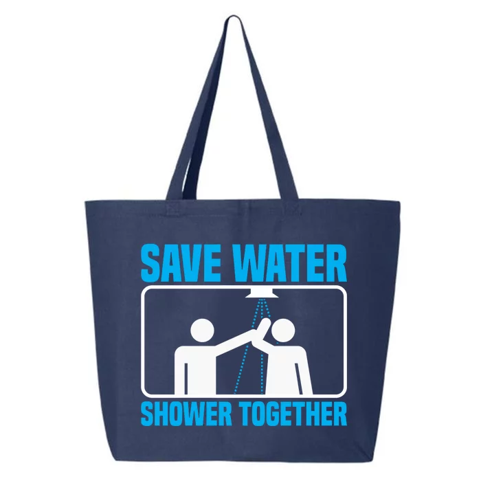 Save Water Shower Together Funny Jokes Gift World Water Day Gift 25L Jumbo Tote