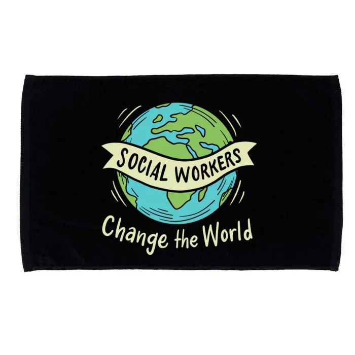 Social Work Social Worker Great Gift Microfiber Hand Towel