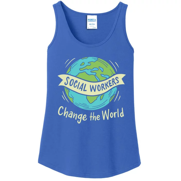 Social Work Social Worker Great Gift Ladies Essential Tank