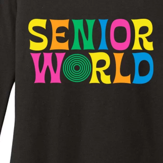 Senior World Womens CVC Long Sleeve Shirt