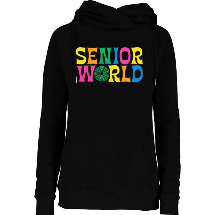 Senior World Womens Funnel Neck Pullover Hood