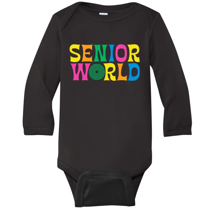 Senior World Baby Long Sleeve Bodysuit