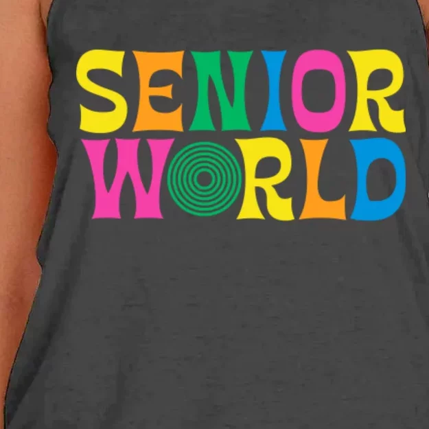 Senior World Women's Knotted Racerback Tank